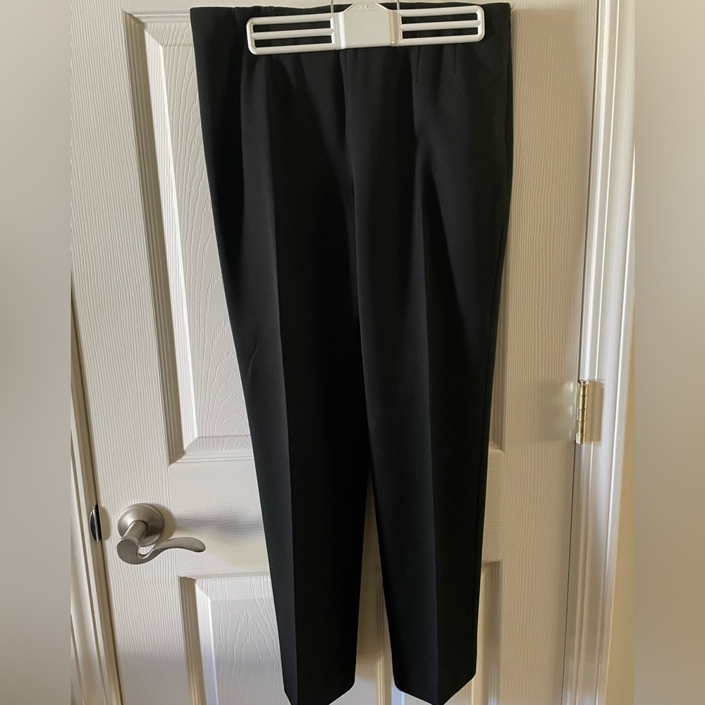 Black side zip pant petite 32” waist